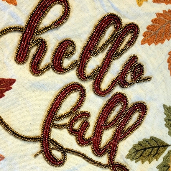 Unknown Other - COPY - 🍂  Beaded & Embroidered Pillow Sham 🍂  NWOT